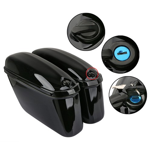 Hard saddlebags motorcycle - 2x,