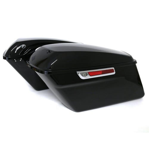 Gloss black panniers - gloss, luggage