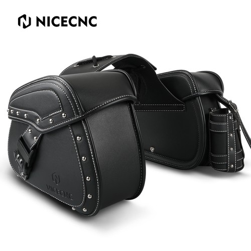 Leather motorcycle saddle - pu,