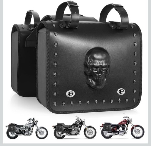 New motorbike saddle bags - new,