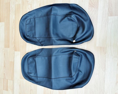 Harley pannier lid - bras, black