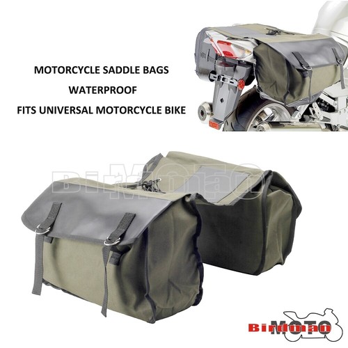 Motorcycle large saddle bags - large,