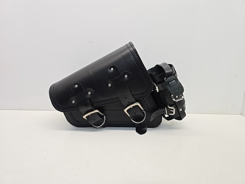 Motorcycle leather saddle - motorcycle, bag